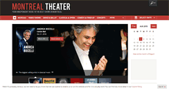 Desktop Screenshot of montreal-theater.com