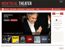 Tablet Screenshot of montreal-theater.com